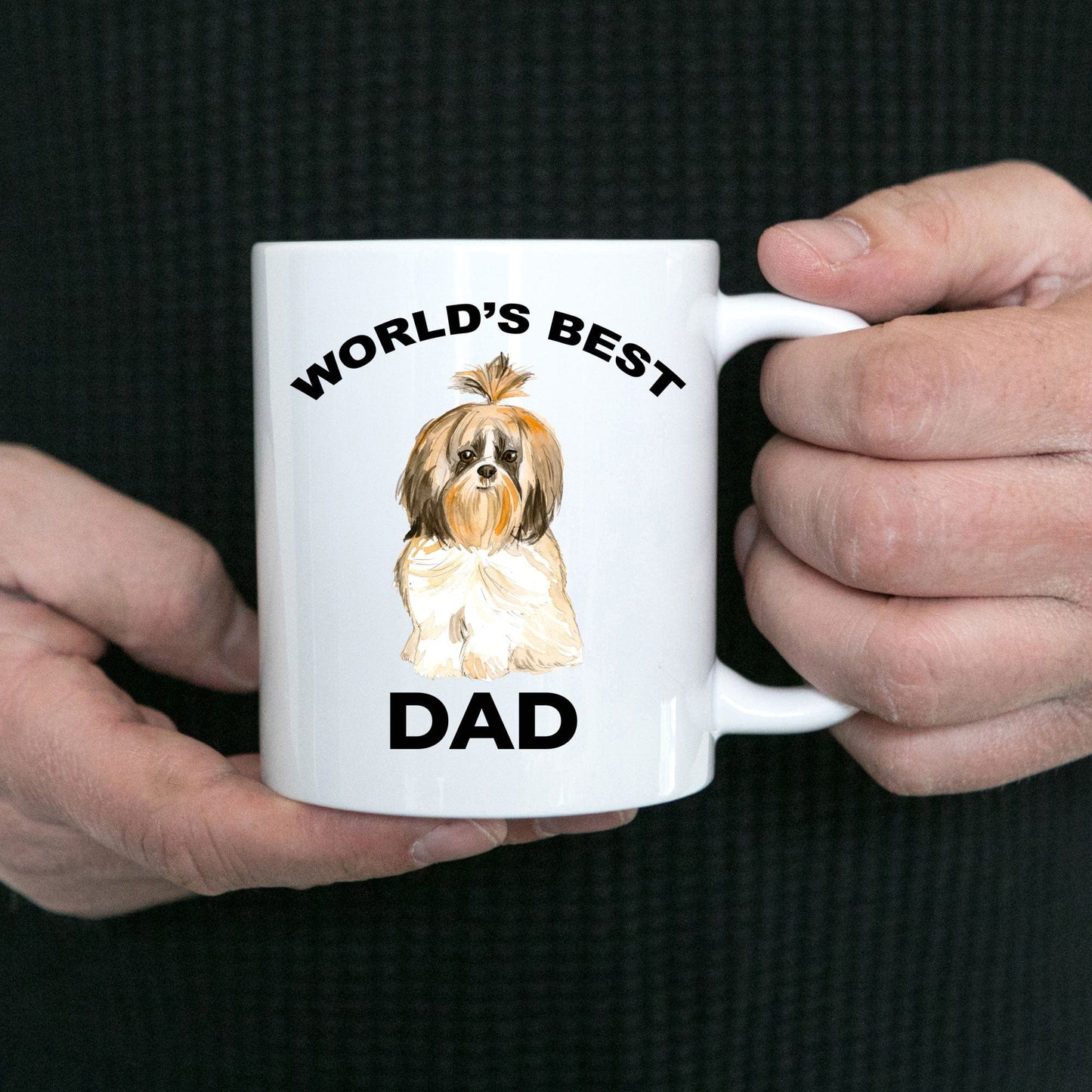 Shih Tzu Best Dog Dad Coffee Mug