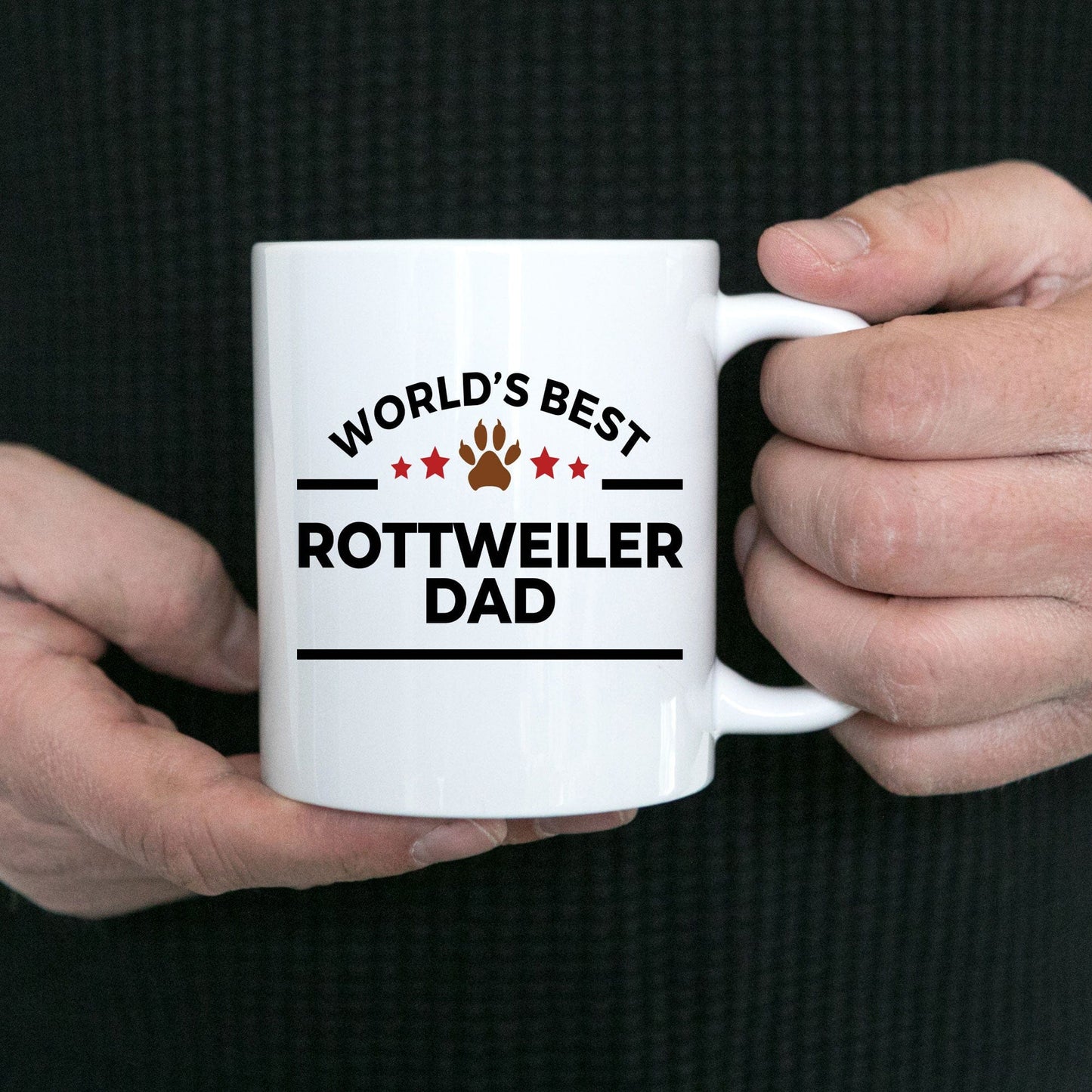 Rottweiler Best Dog Dad Ceramic Mug