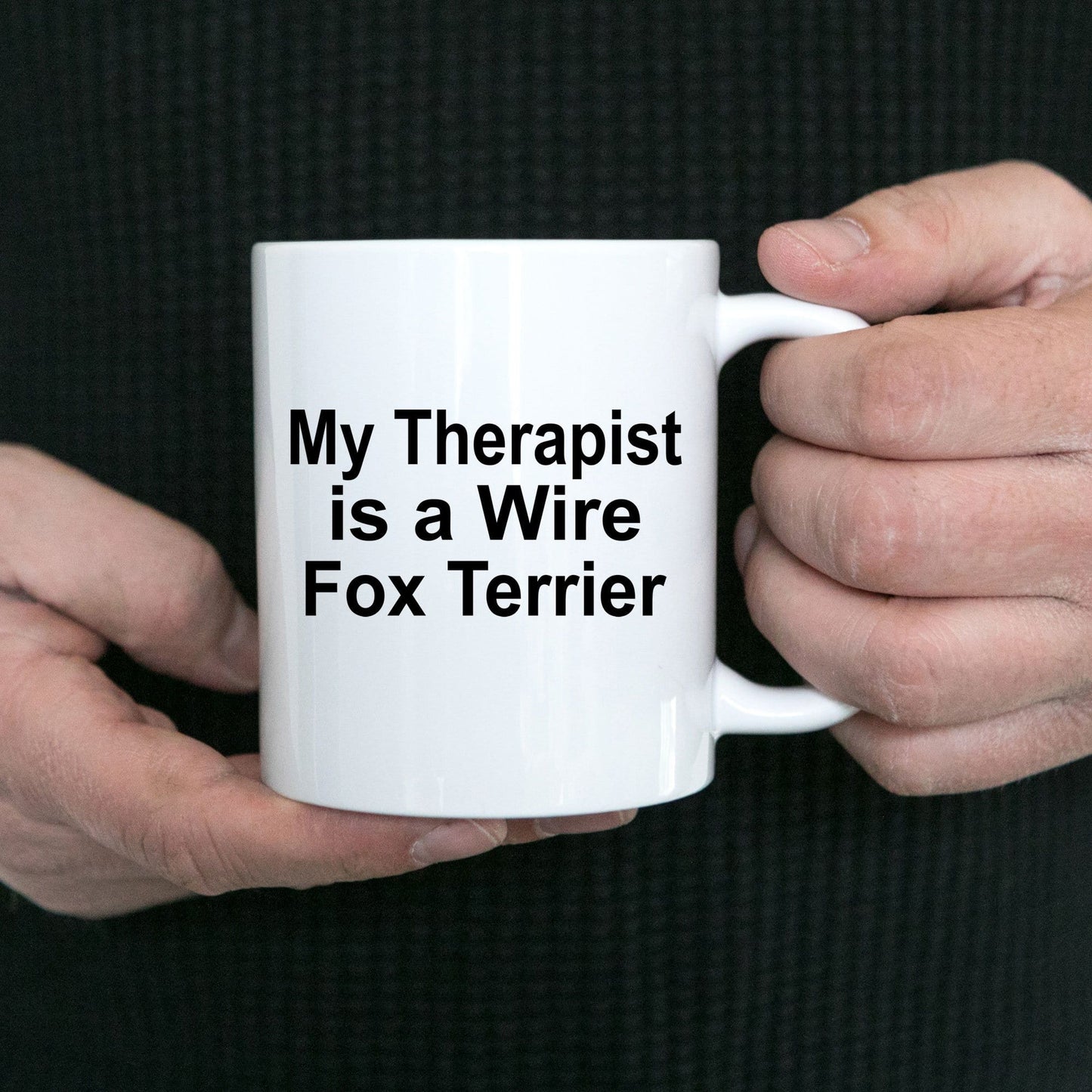 Wire Fox Terrier Dog Therapist Coffee Mug