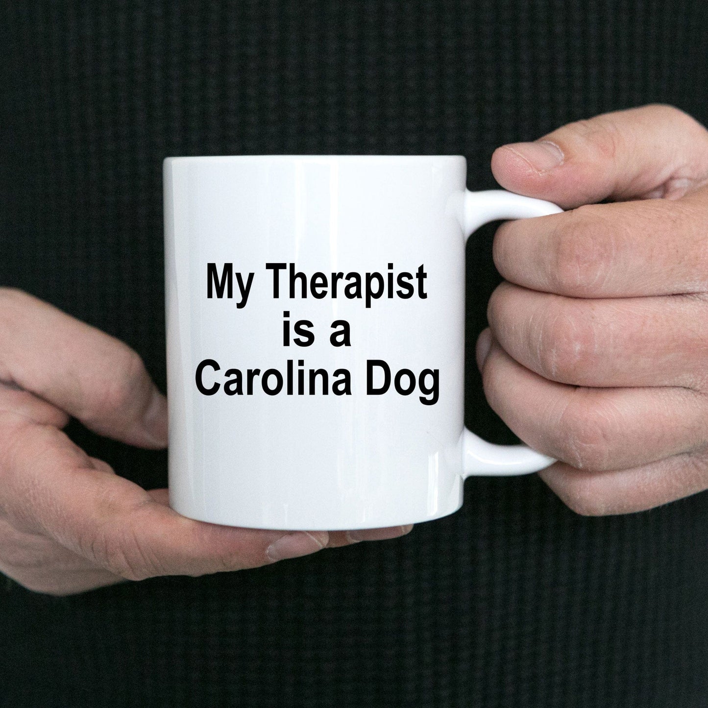 Carolina Dog Owner Lover Funny Gift Therapist White Ceramic Coffee Mug