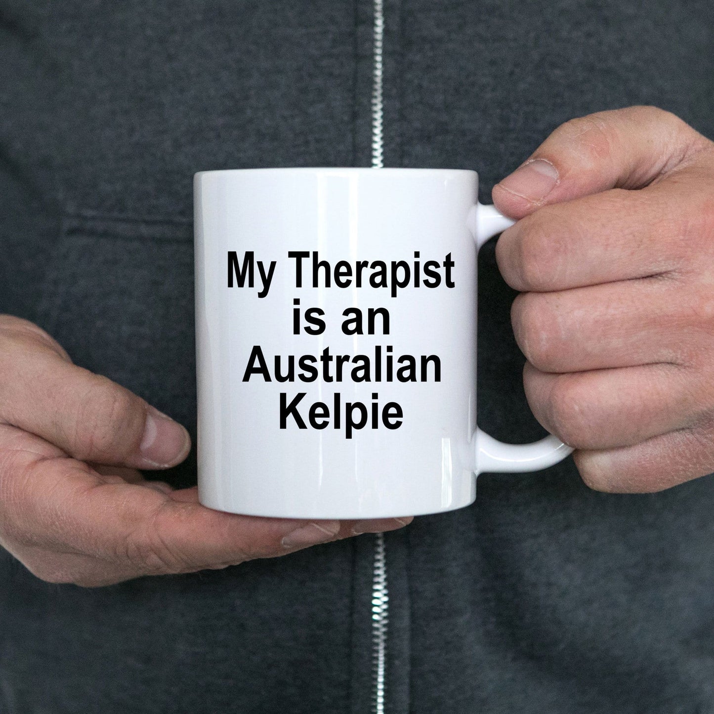 Australian Kelpie Dog Therapist Coffee Mug