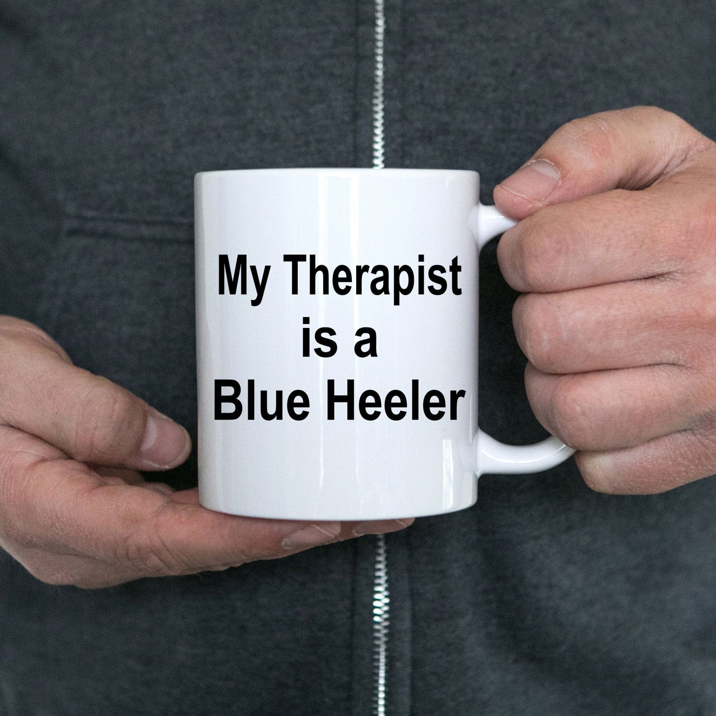 Blue Heeler Dog Therapist Coffee Mug