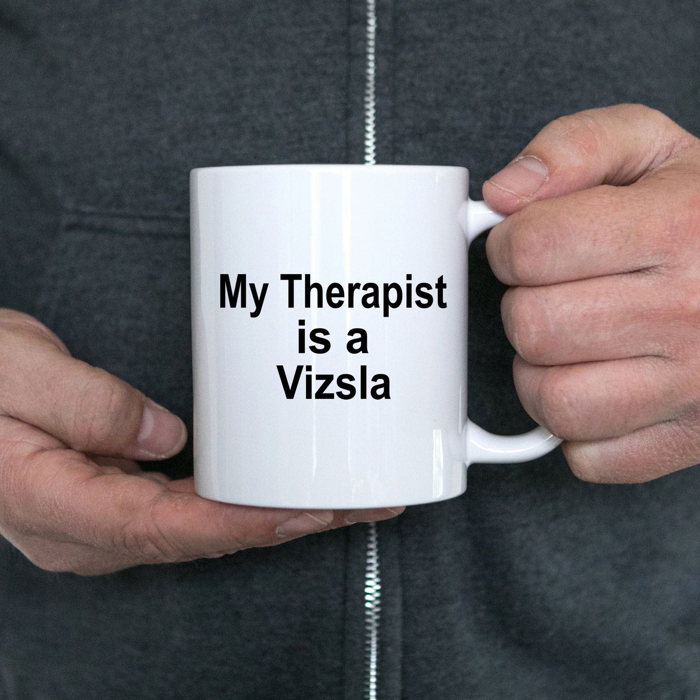 Funny Vizsla Dog Therapist Coffee Mug