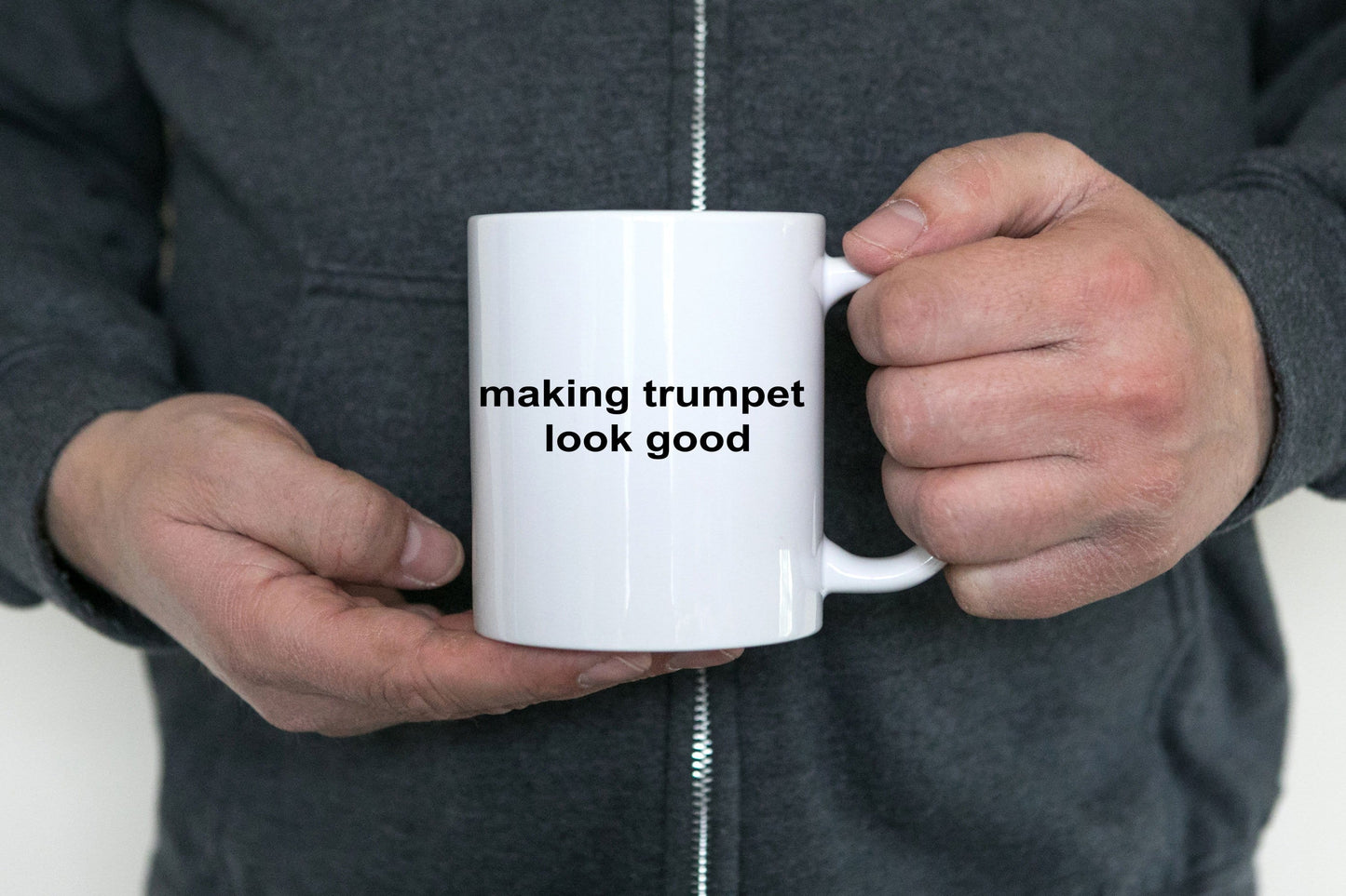 Trumpet Player Coffee Mug Makes a Great Musician Gift
