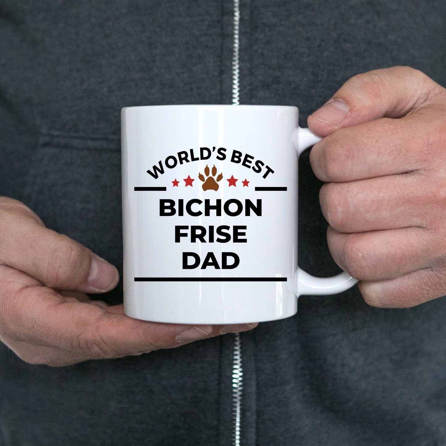 Bichon Frise Dog Dad Coffee Mug