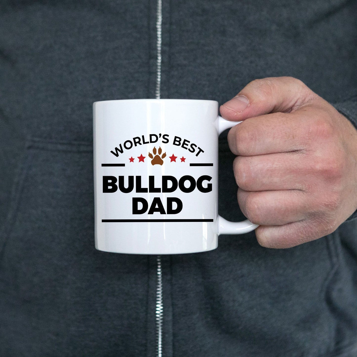 World's Best Bulldog Dad Ceramic Mug