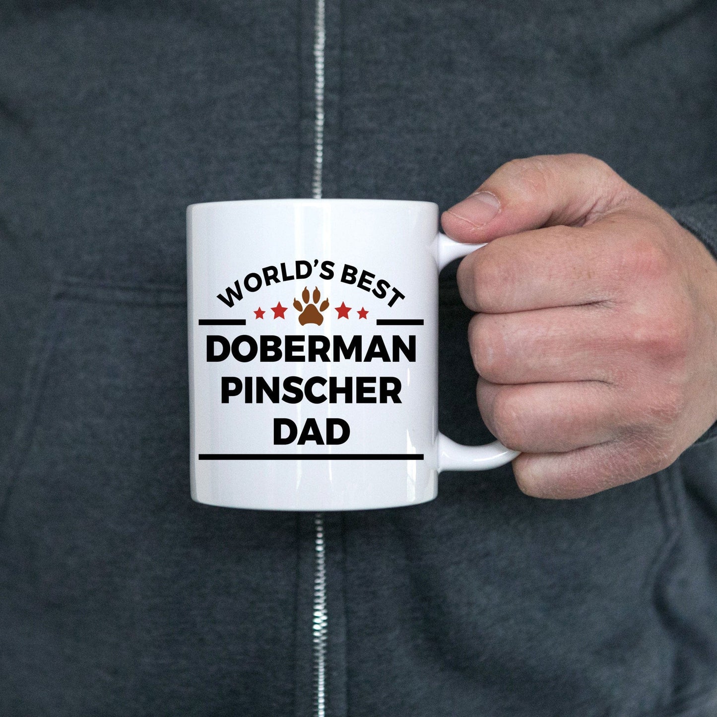 Doberman Pinscher Dog Dad Coffee Mug