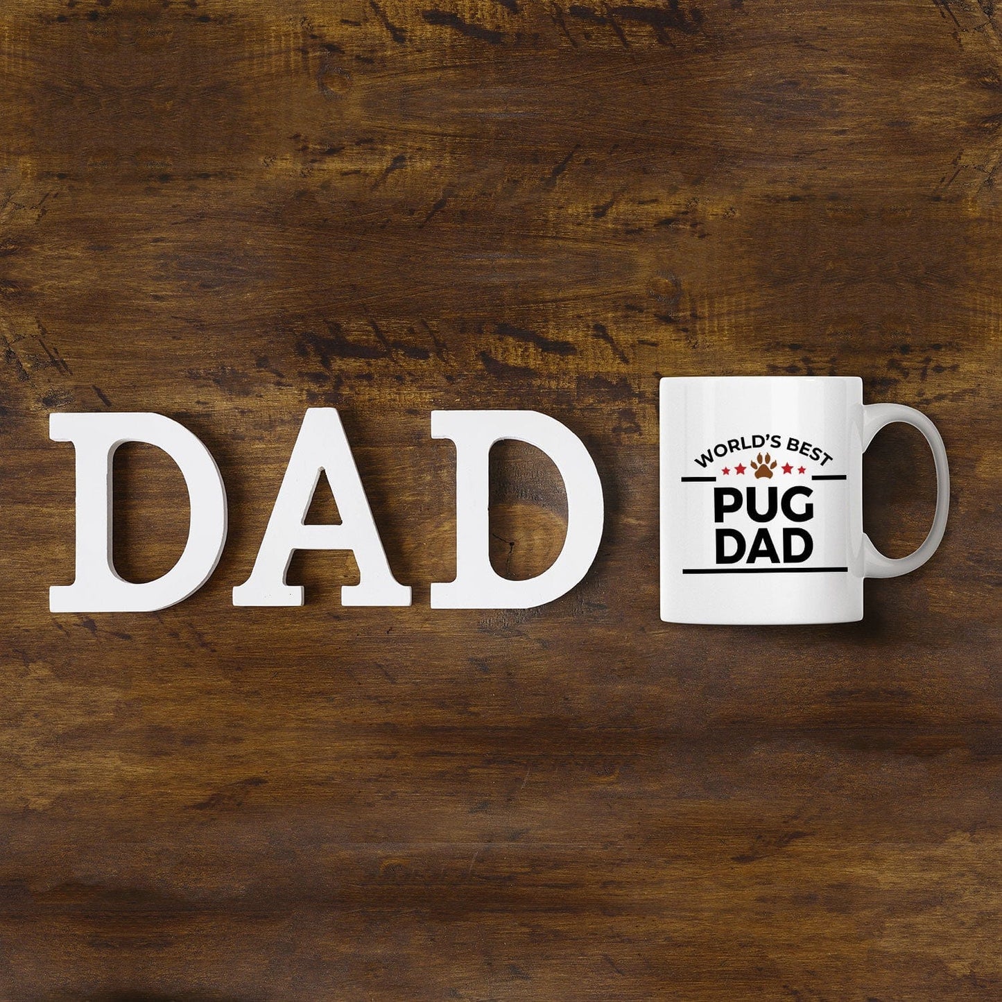 Pug Dog Dad Coffee Mug