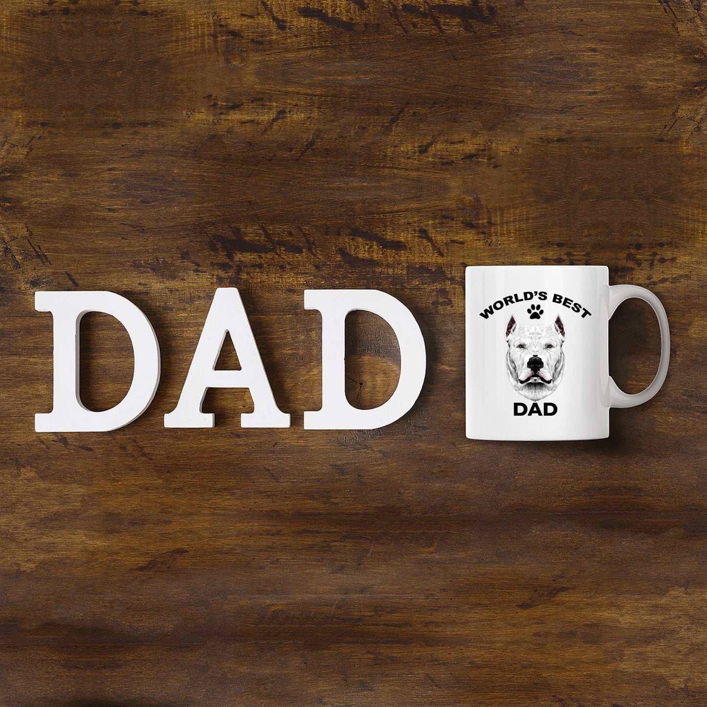 Dogo Argentino Best Dad Coffee Mug