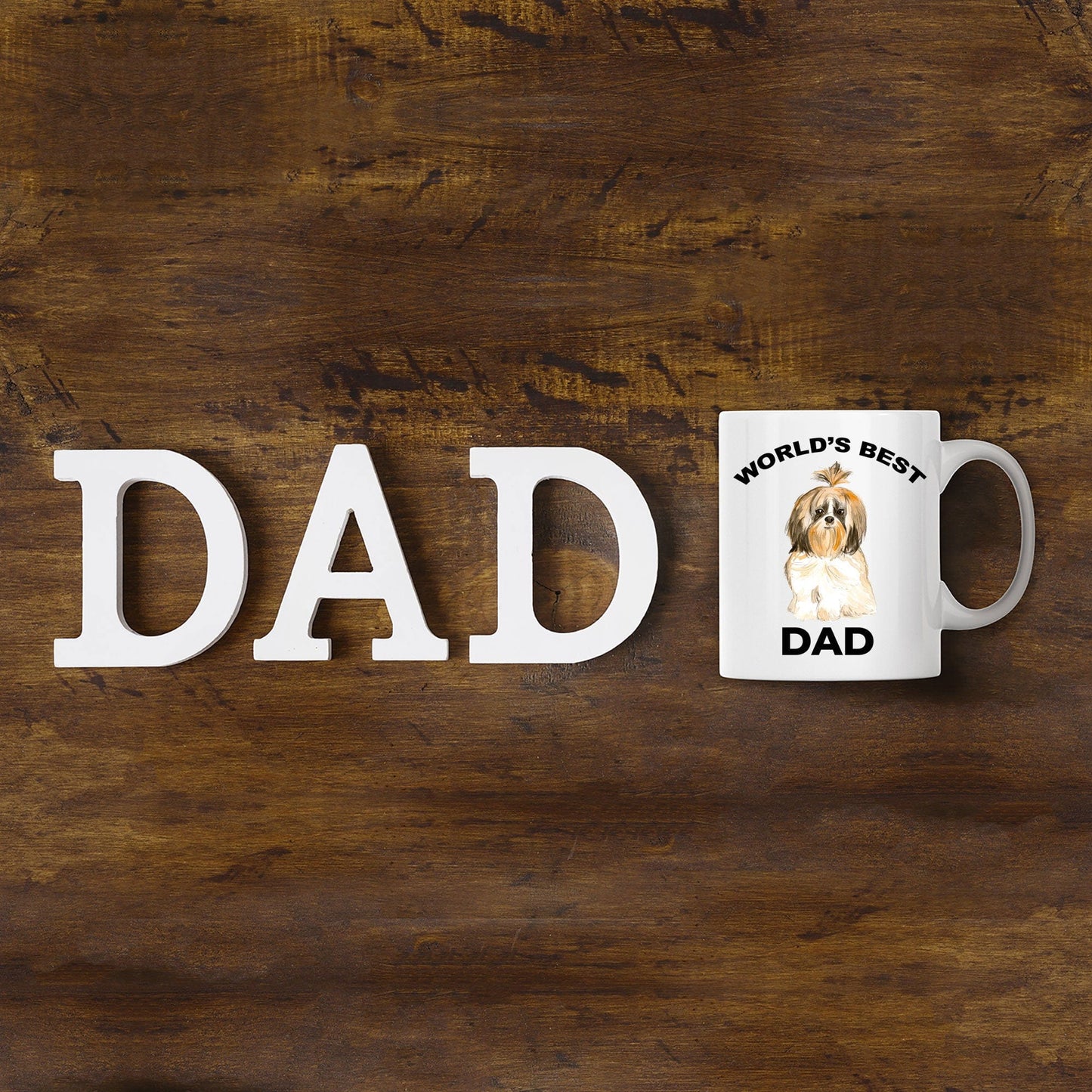 Shih Tzu Best Dog Dad Coffee Mug