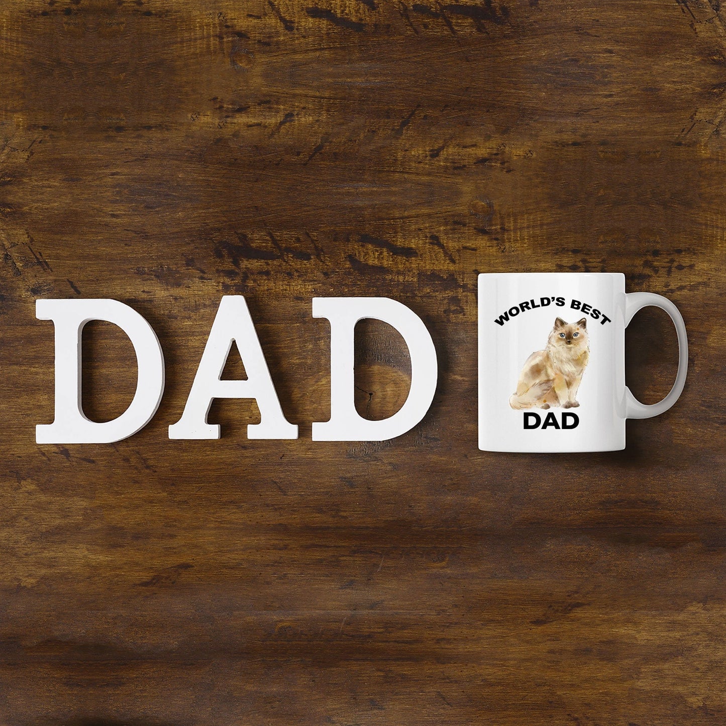 Ragdoll Cat Dad Coffee Mug