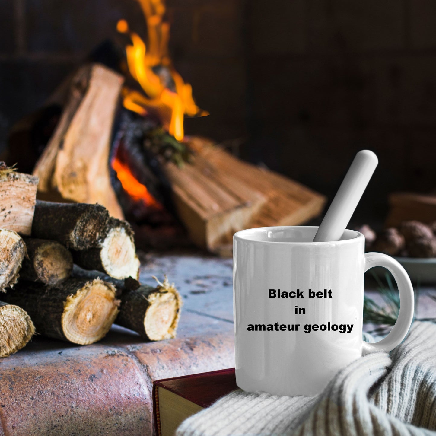 Amateur Geology Funny Coffee Mug - Black Belt in Amateur Geology