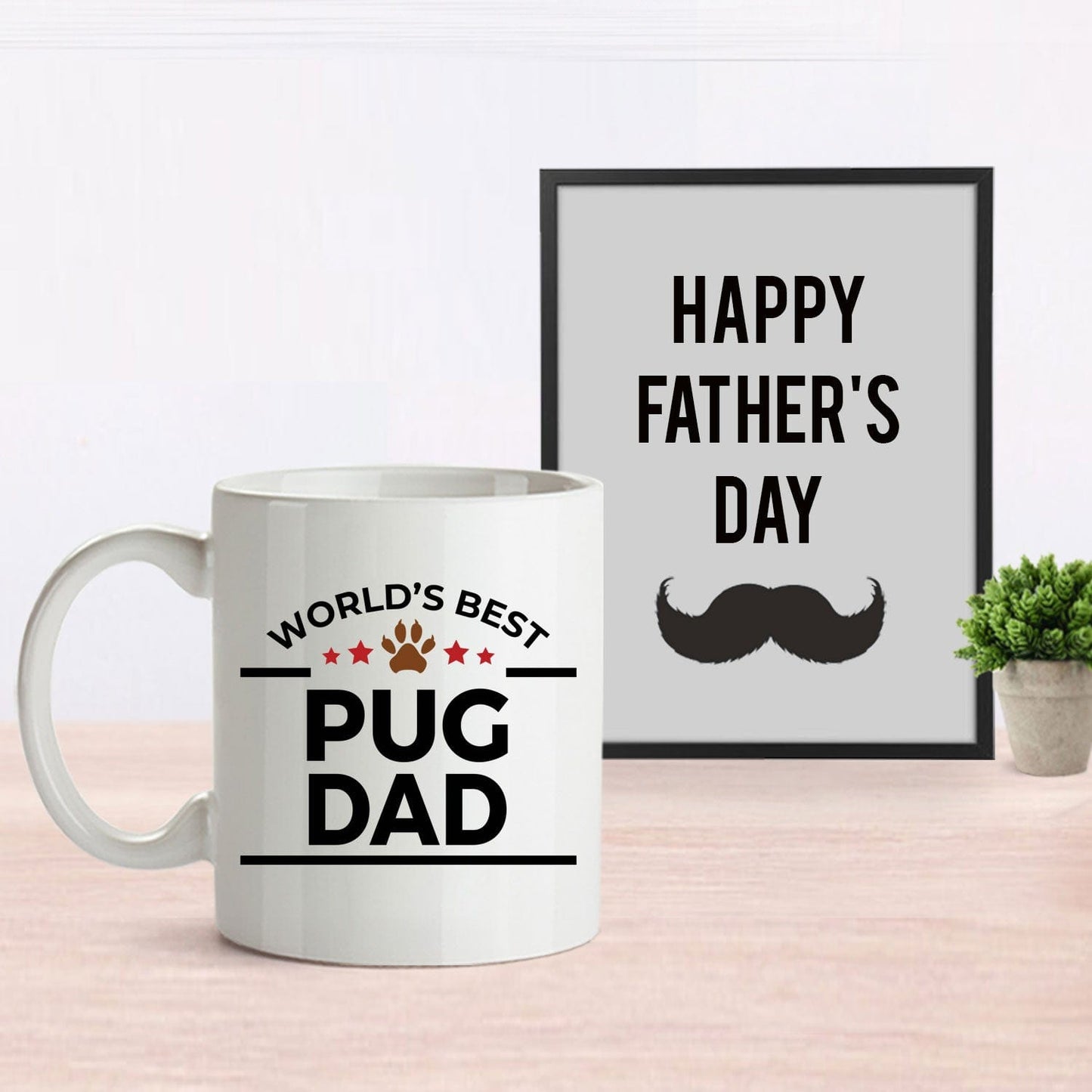 Pug Dog Dad Coffee Mug