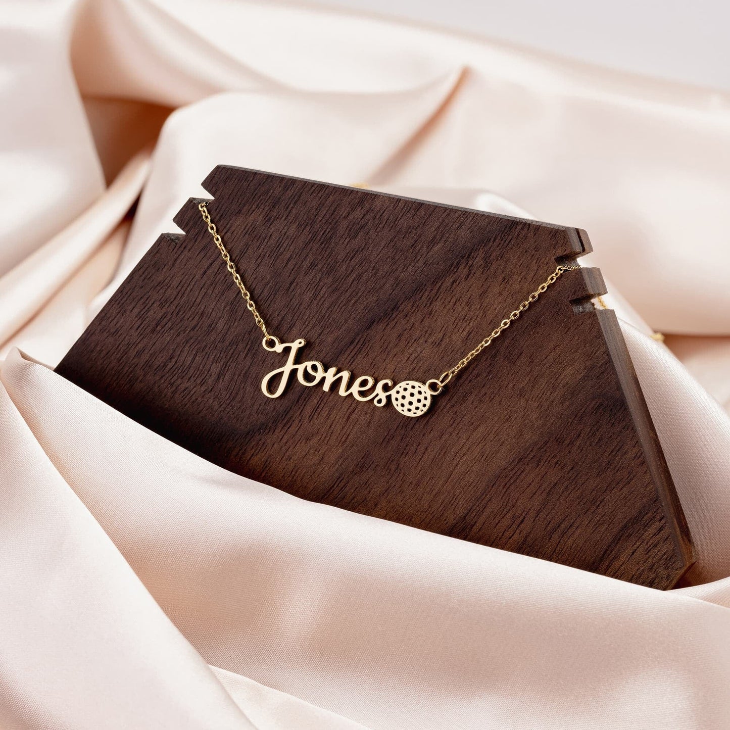 Golf Personalized Sports Name Necklace
