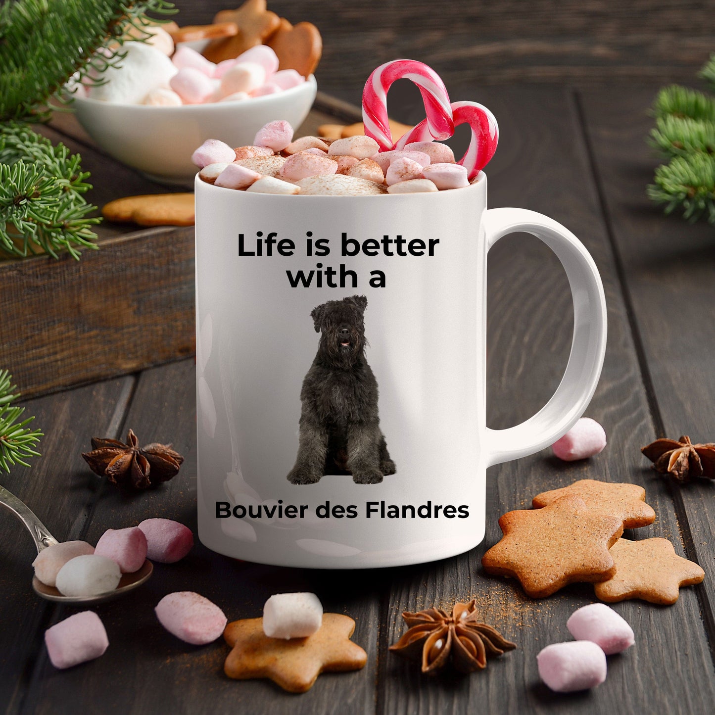 Bouvier des Flandres Mug - Life is better with a Bouvier