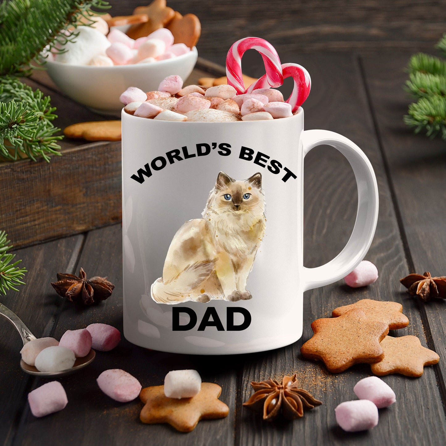 Ragdoll Cat Dad Coffee Mug