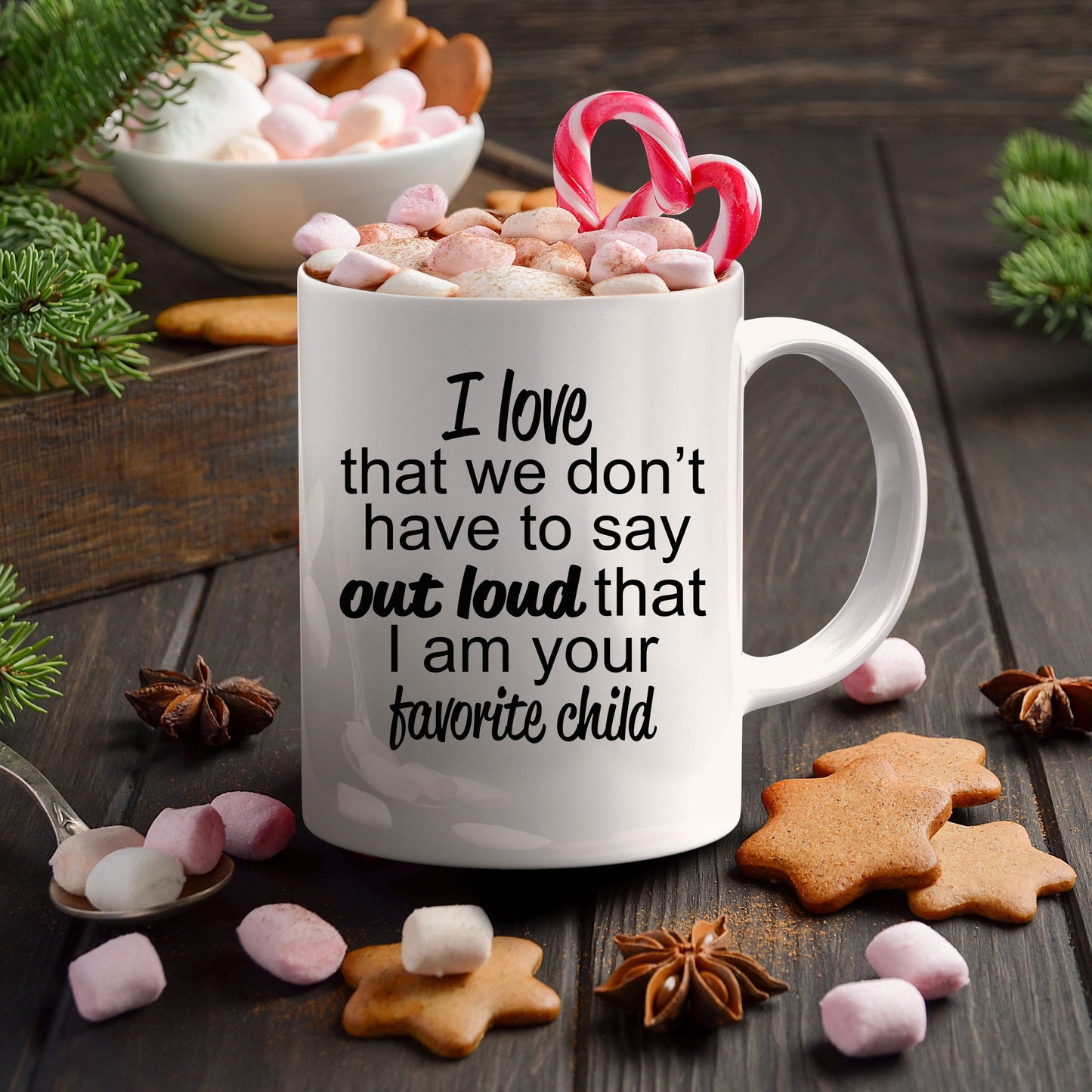 Favorite Child to Mother or Father Mug - Perfect Gift for Mother's Day or Father's Day