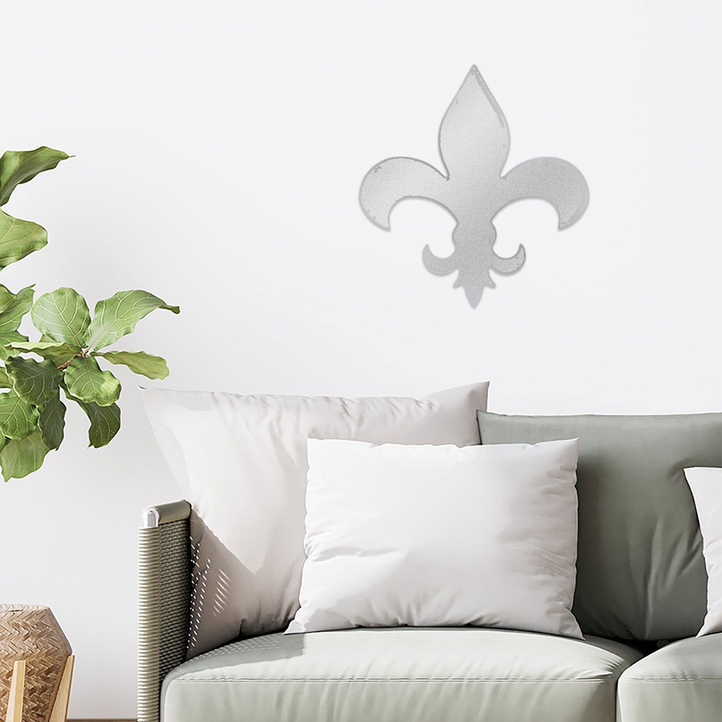 Fleur de Lis Metal Wall Art