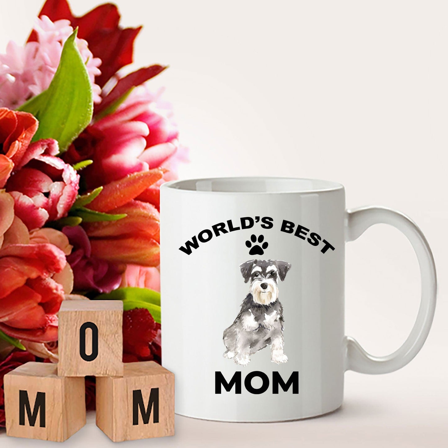 Miniature Schnauzer Best Dog Mom Coffee Mug