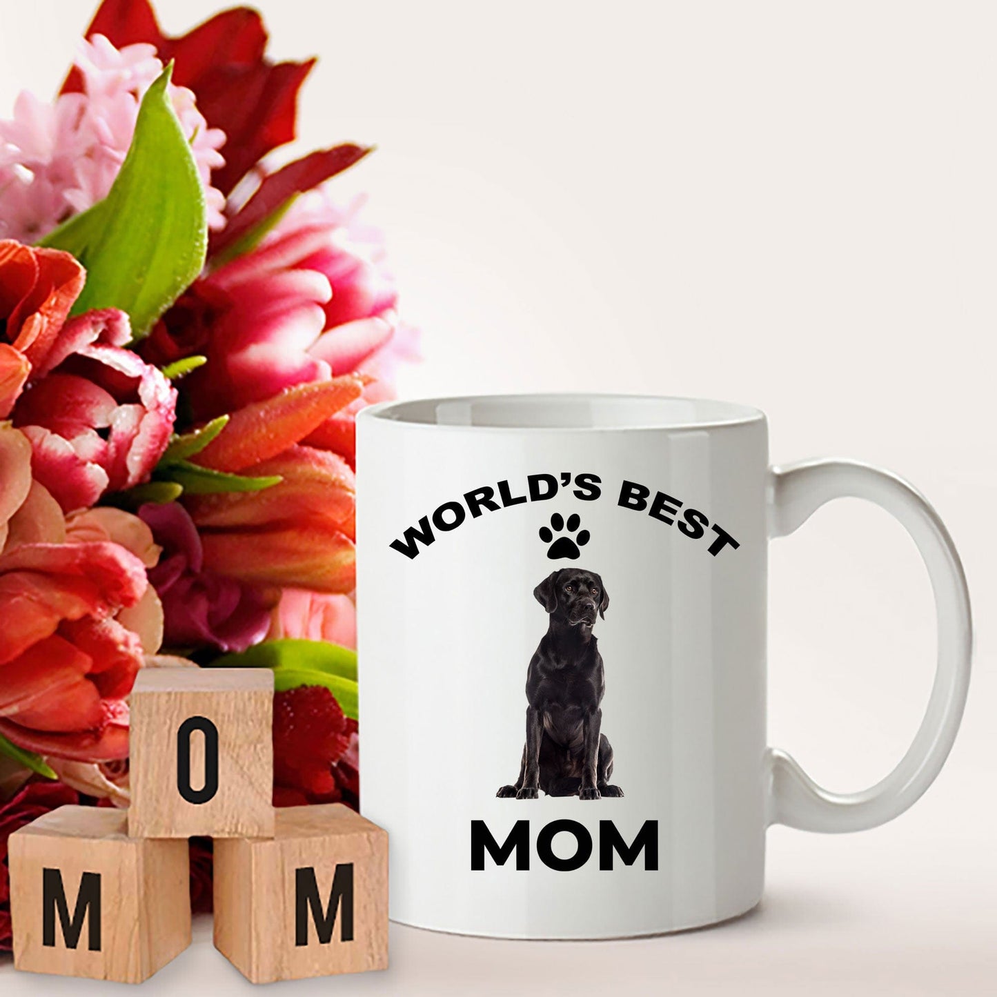 Black Labrador Retriever Best Mom Coffee Mug