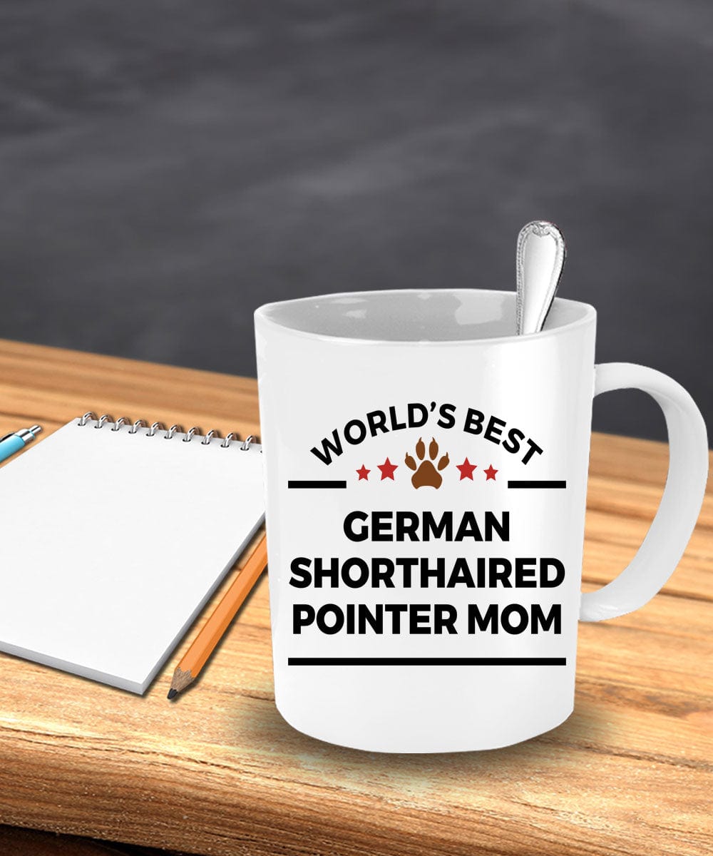 German Shorthaired Pointer Dog Lover Gift World's Best Mom Birthday Mother's Day Ceramic Coffee Mug