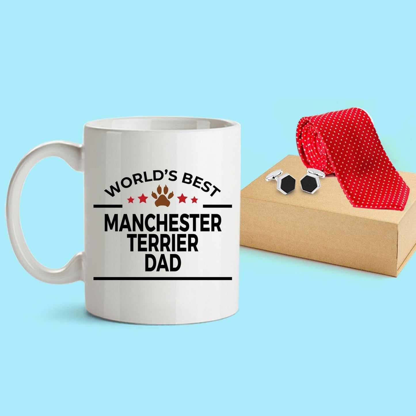 Manchester Terrier Dog Dad Coffee Mug