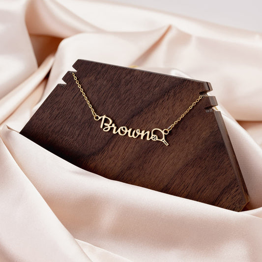 Tennis Personalized Name Necklace