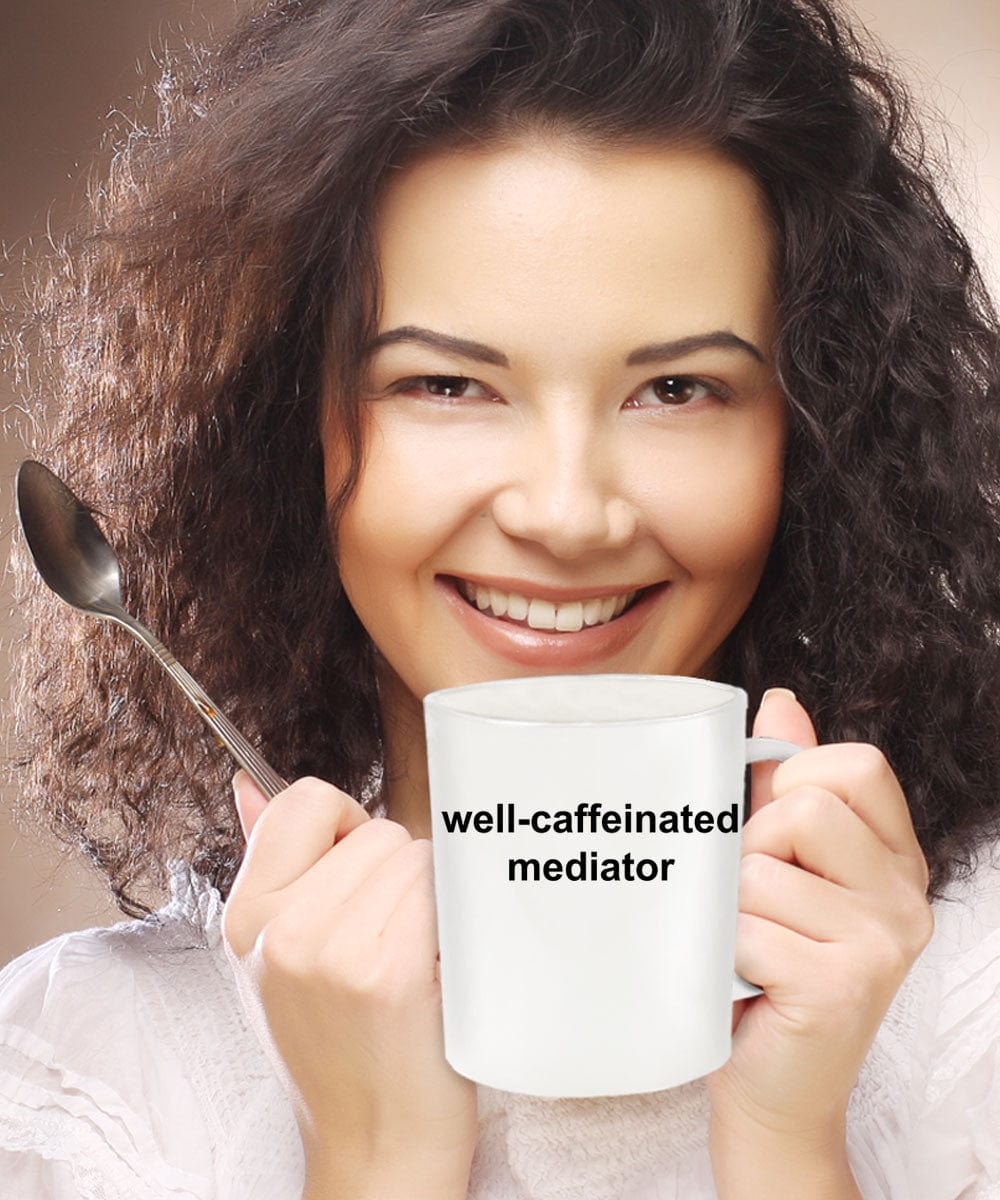 Mediator White Ceramic Coffee Mug Makes a Great Gift