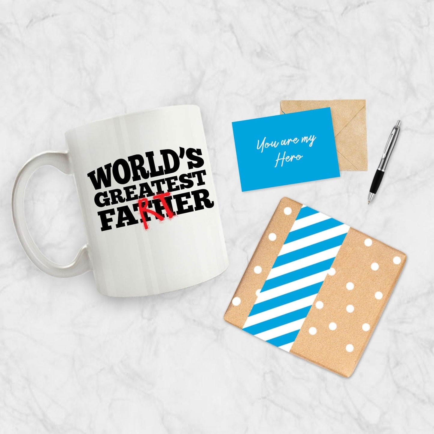 Funny Dad Mug - World's Greatest Farter -Dad joke - gag gift