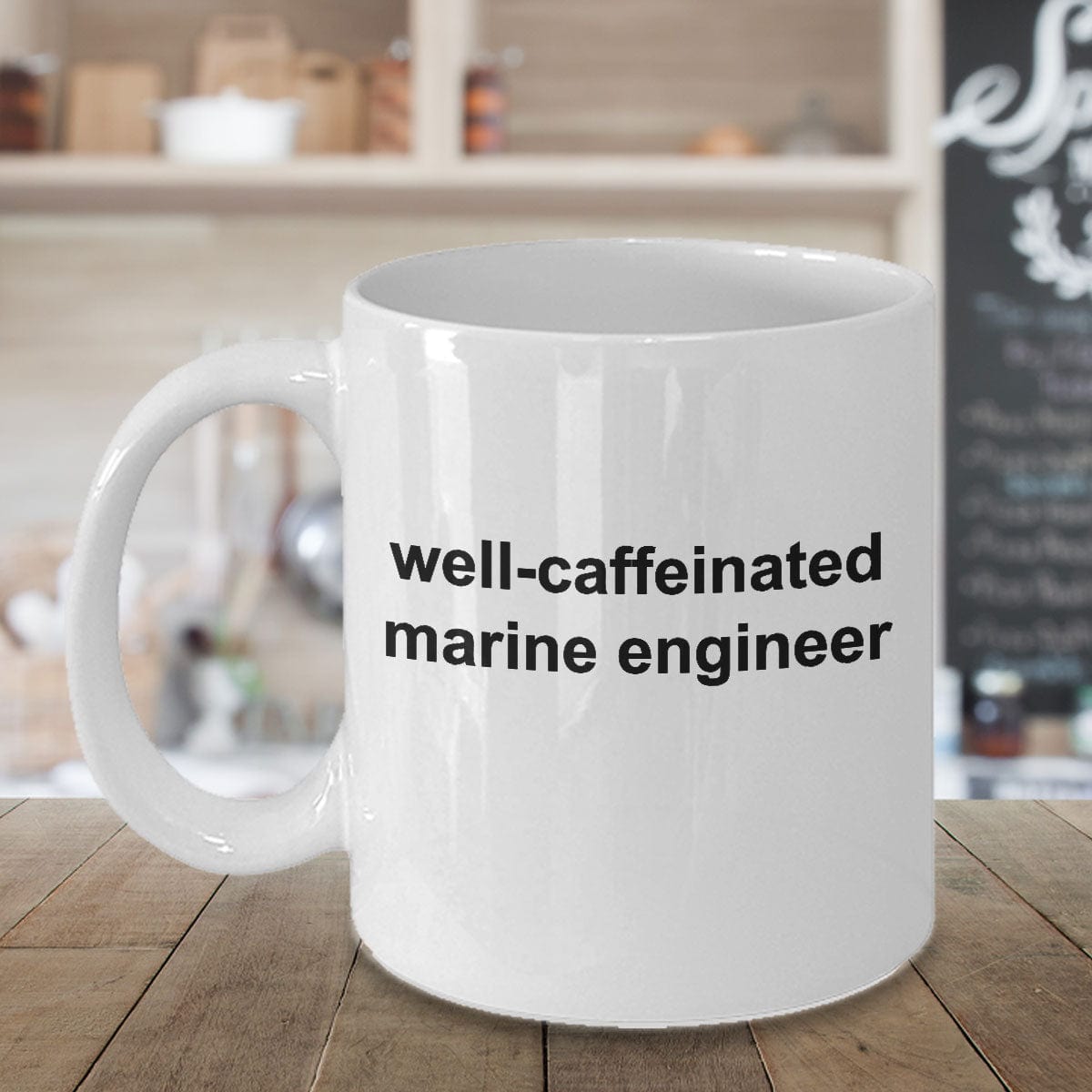 Marine Engineer White Ceramic Coffee Mug Makes a Great Funny Sarcastic Gift