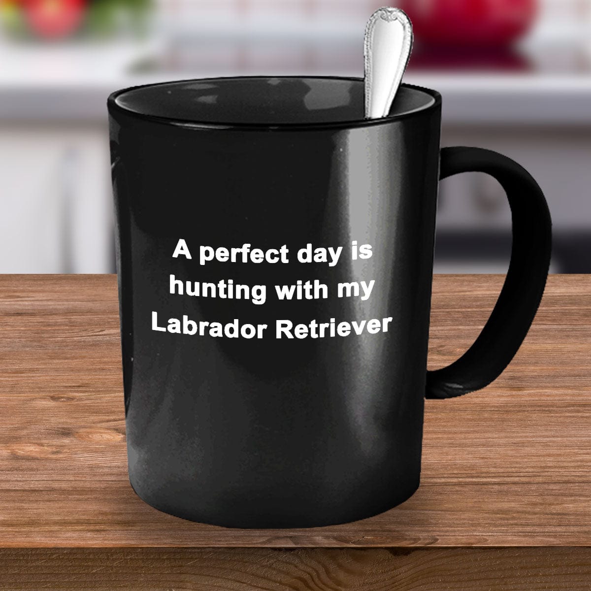 Labrador Retriever Hunter Black Coffee Mug