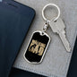 Keychain Gift for New Father - The Walking Dad - Engraving available