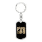 Keychain Gift for New Father - The Walking Dad - Engraving available