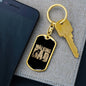 Keychain Gift for New Father - The Walking Dad - Engraving available