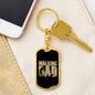 Keychain Gift for New Father - The Walking Dad - Engraving available