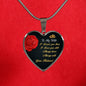 Gift for Wife Heart Pendant Necklace with Engraving