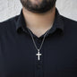 Funny Gift for Dad from Son Cross Pendant