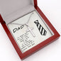 Funny Gift for Dad from Son Cross Pendant