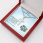 Grandson Engraved Cross Necklace