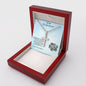 Grandson Engraved Cross Necklace