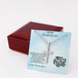 Grandson Engraved Cross Necklace