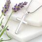 Grand-daughter Pendant Engraved Cross Necklace