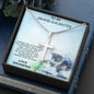 Grand-daughter Pendant Engraved Cross Necklace