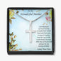 Personalized Cross Pendant Necklace Gift for Mother from Son