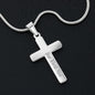 Amazing Cross Pendant Necklace Personalized Gift for Mother from Daughter