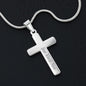 Grand-daughter Pendant Engraved Cross Necklace