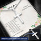 Beautiful Cross Pendant Necklace Gift for Mother from Son
