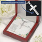 Beautiful Cross Pendant Necklace Gift for Mother from Son