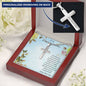 Personalized Cross Pendant Necklace Gift for Mother from Son