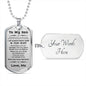 gift for son pendant necklace
